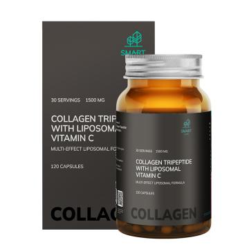 Smartlife, Коллаген трипептид с липосомальным витамином С, капсулы, 120 шт.