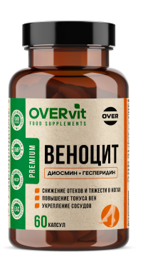 OVERVit, Веноцит, капсулы, 60 шт.