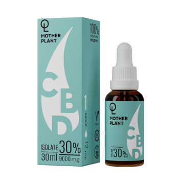 MotherPlant, CBD масло 30% «Изолят» (без привкуса), жидкость, 30 мл