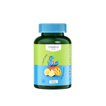 UNATUNA, Витами D3 кидс, мармеладные пастилки, 60 шт.