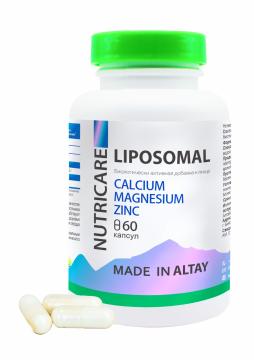 Простые решения, Комплекс «Липосомальный кальций, магний, цинк», капсулы, 60 шт.
