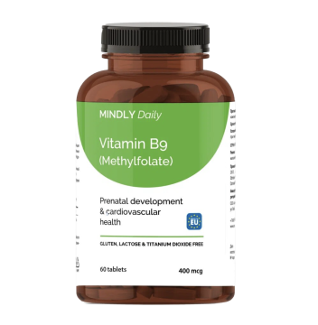 MINDLY, Витамин B9 (Метилфолат), таблетки, 60 шт.