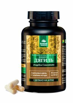 Простые решения, Дягиль, Концентрат Дамиана + Аргинин (для женского здоровья), капсулы, 60 шт.