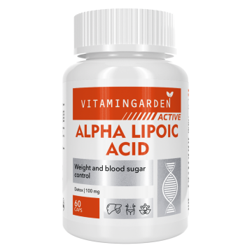 Vitamin Garden, Альфа-липоевая кислота, капсулы, 60 шт.
