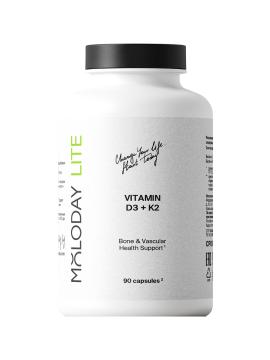 MOLODAY, Витамин D3 + K2 (МК-7), капсулы, 90 шт.