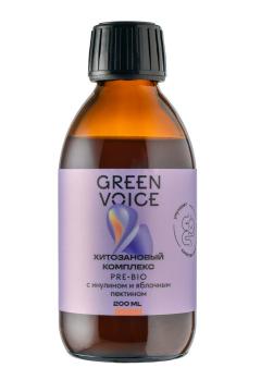 Green voice, Хитозановый Комплекс «PRE-BIO», жидкость, 200 мл