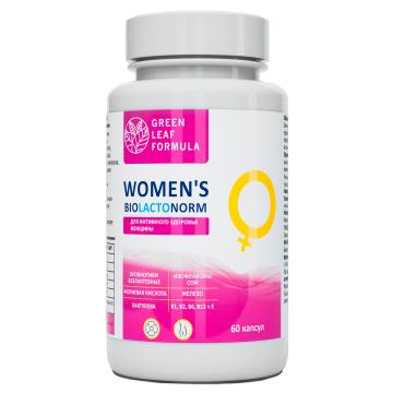 Green Leaf Formula, WOMEN'S BIOLACTONORM (для интимного здоровья женщины), капсулы, 60 шт.